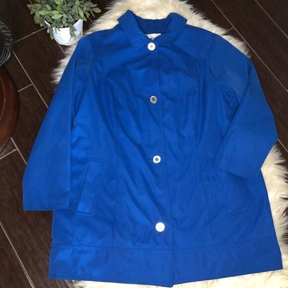 Avenue royal blue utility jacket 18/20 - Picture 1 of 10